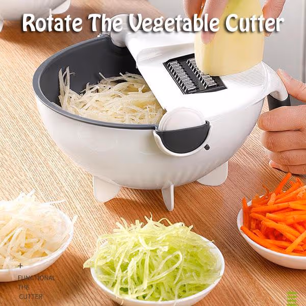 Rotate The Vegetable Cutter
